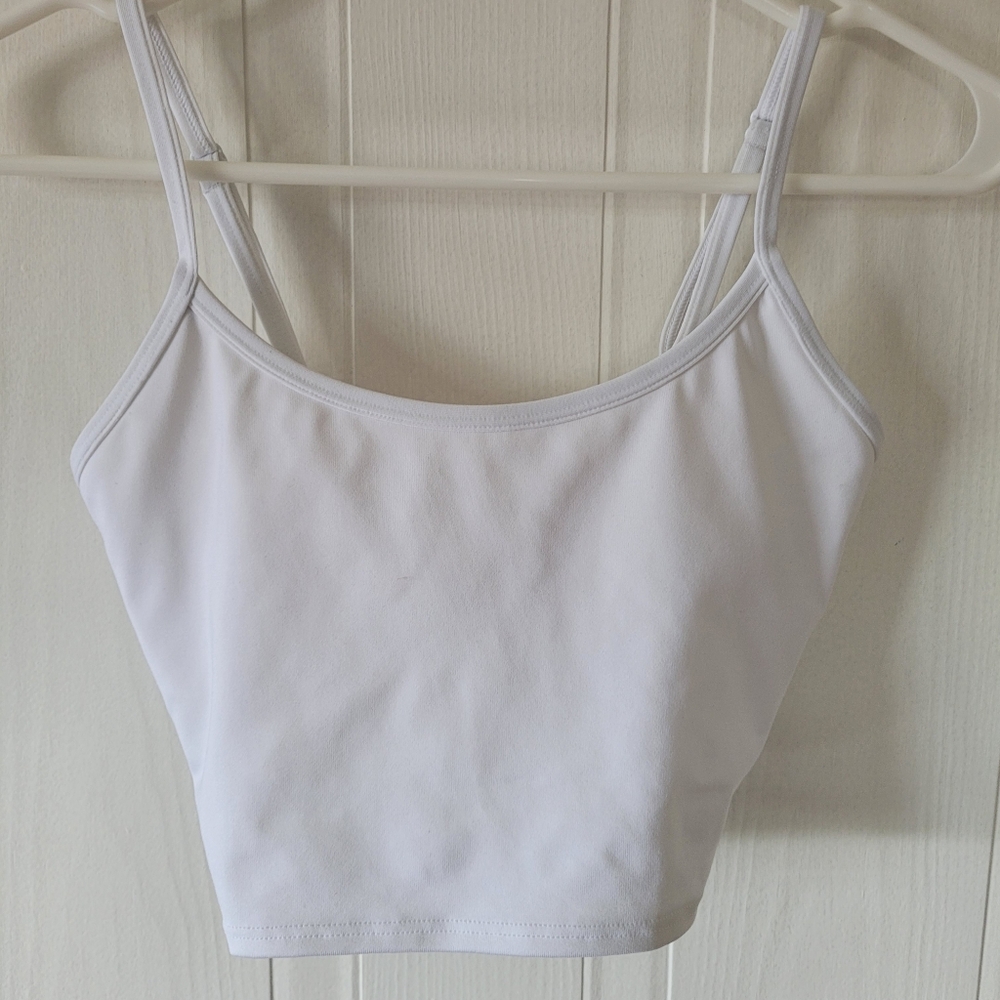 VICTORIA'S SECRET WHITE SPORTS BRA (S) NWOT